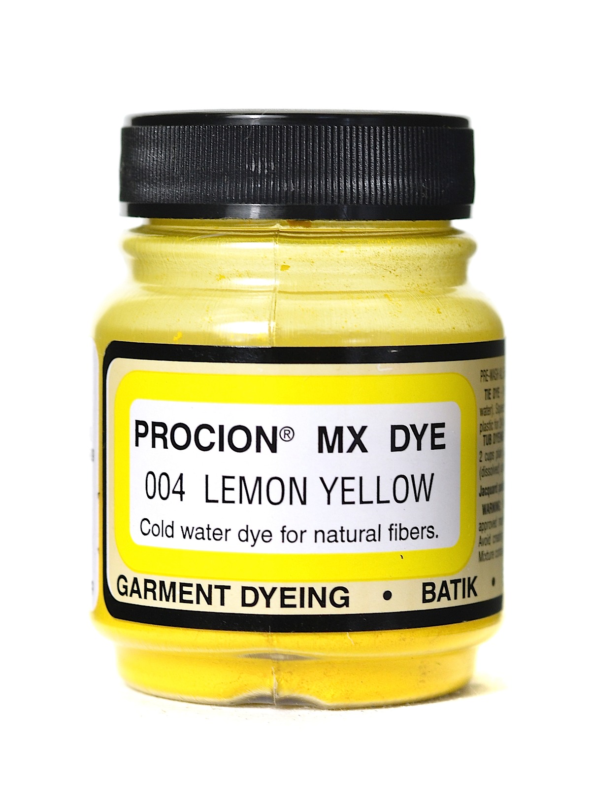 Jacquard Procion MX dye 2004 lemon yellow