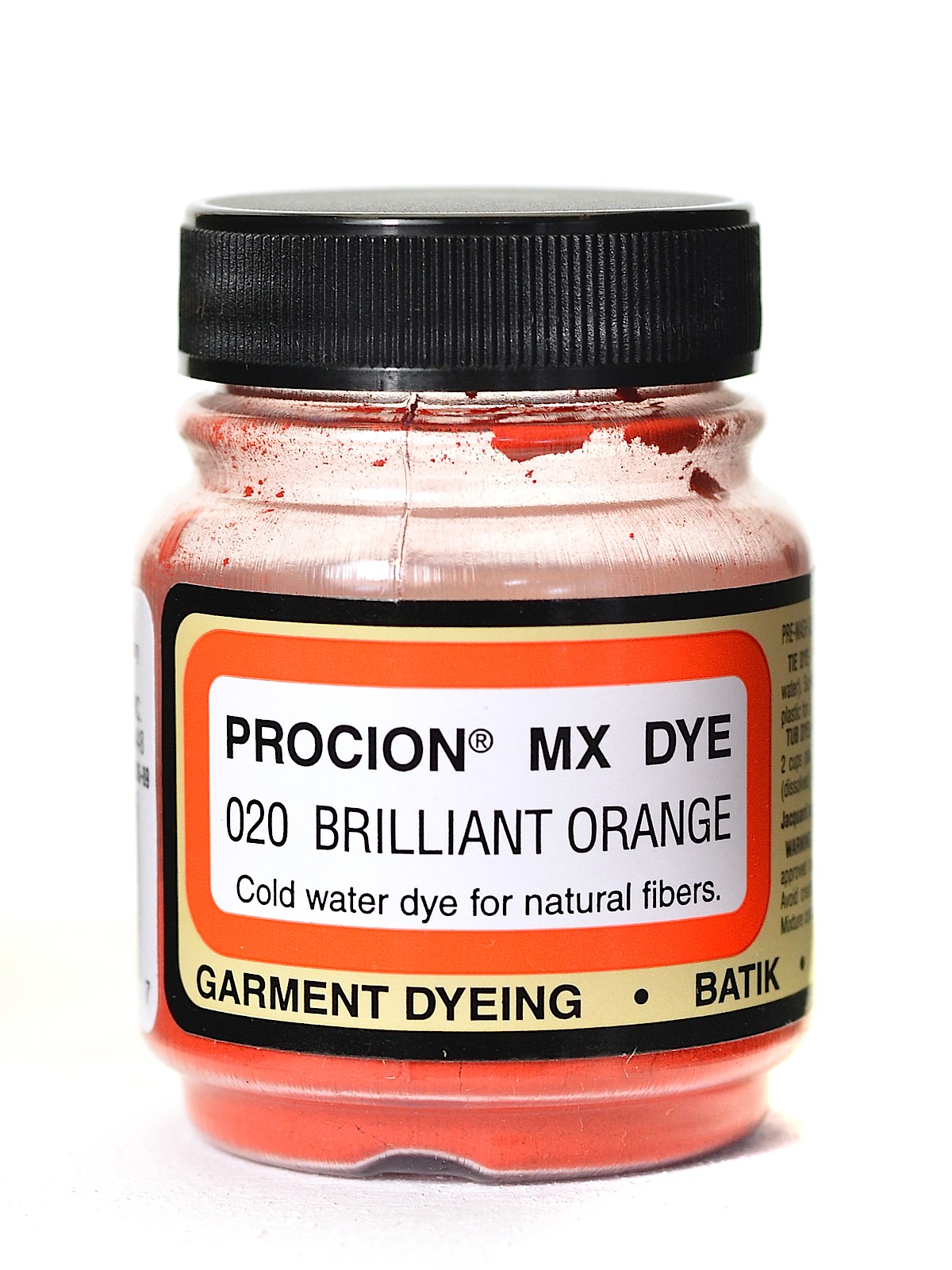 Jacquard Procion MX dye 2020 brilliant orange