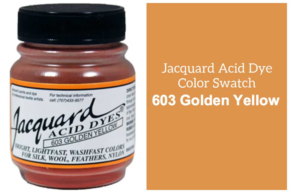 Jacquard Acid  dye 603 golden yellow